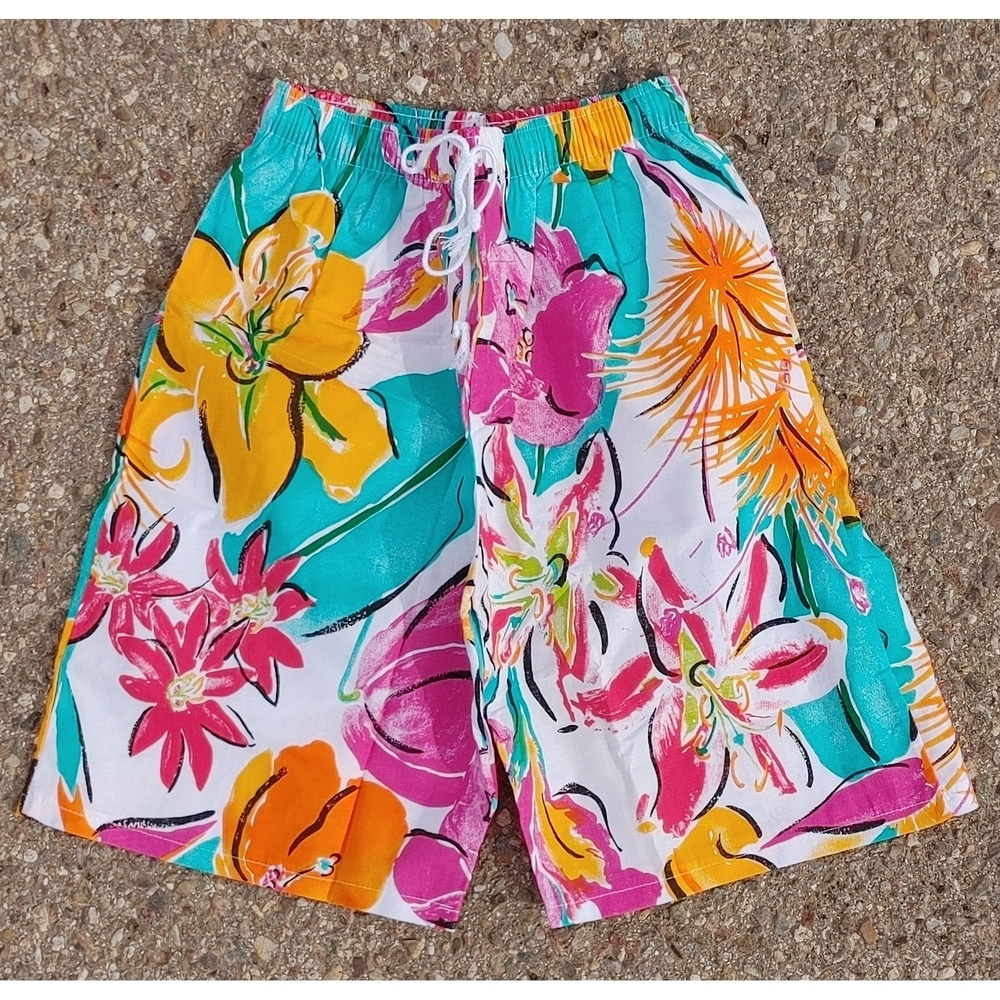 Vtg Mary Quant Ladies Floral Boho Made in England  Shorts Size (S) 24" Waist